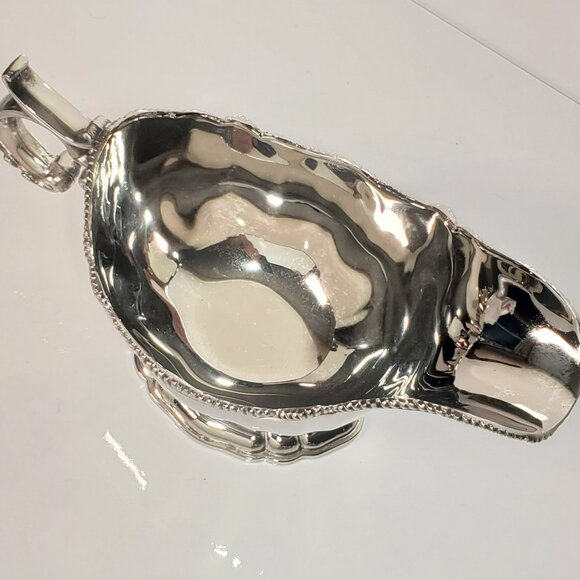 Vintage Silver Plated Grave Sauce Boat - Picture 4 of 10